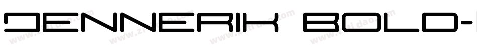 Jennerik Bold字体转换